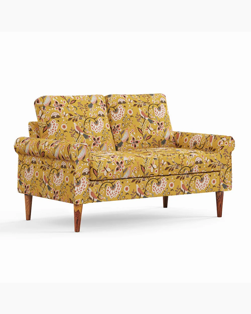 Colonial Couch 2 Seater Dragonfruit Yellow - Image 2
