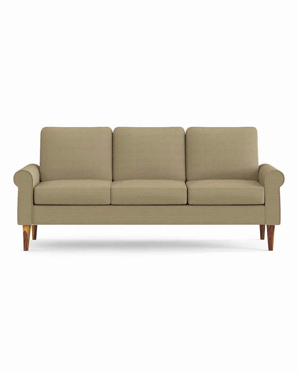 Colonial Couch 3 Seater Beach Beige Beige - Image 2