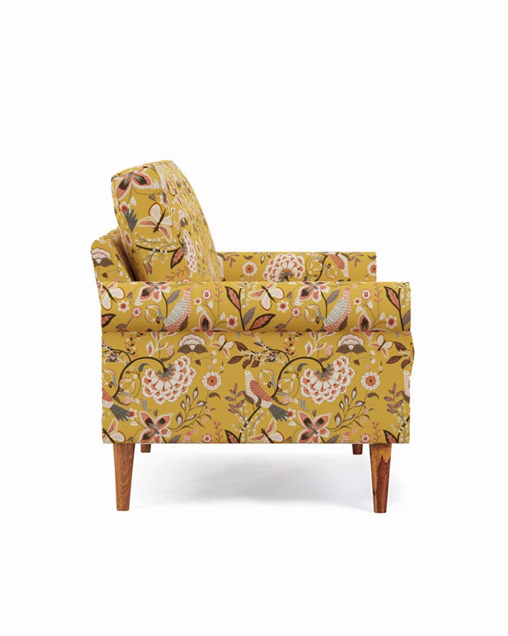 Colonial Couch 3 Seater Dragonfruit Yellow - Image 4