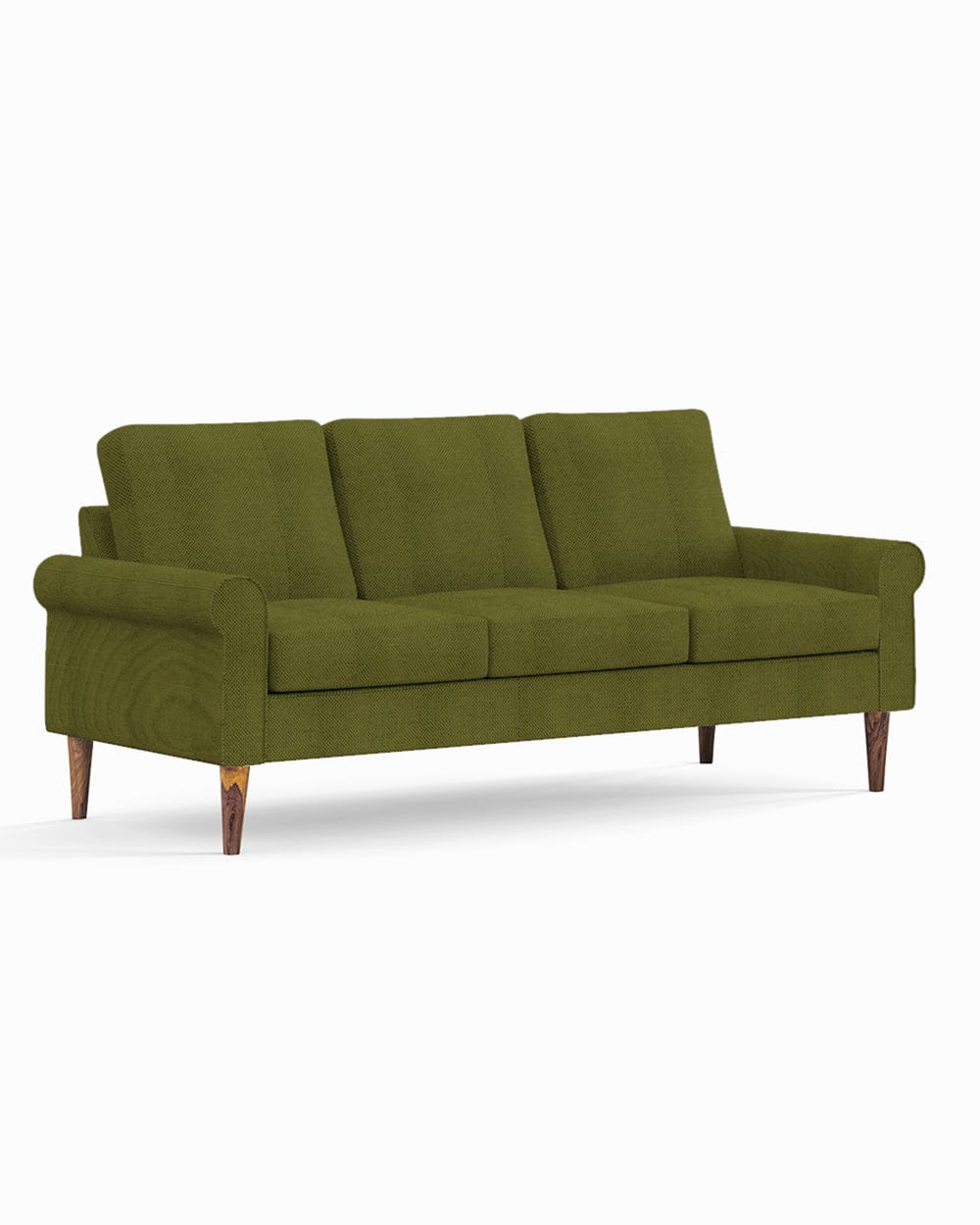 Colonial Couch 3 Seater Savanna Green Green - Image 5