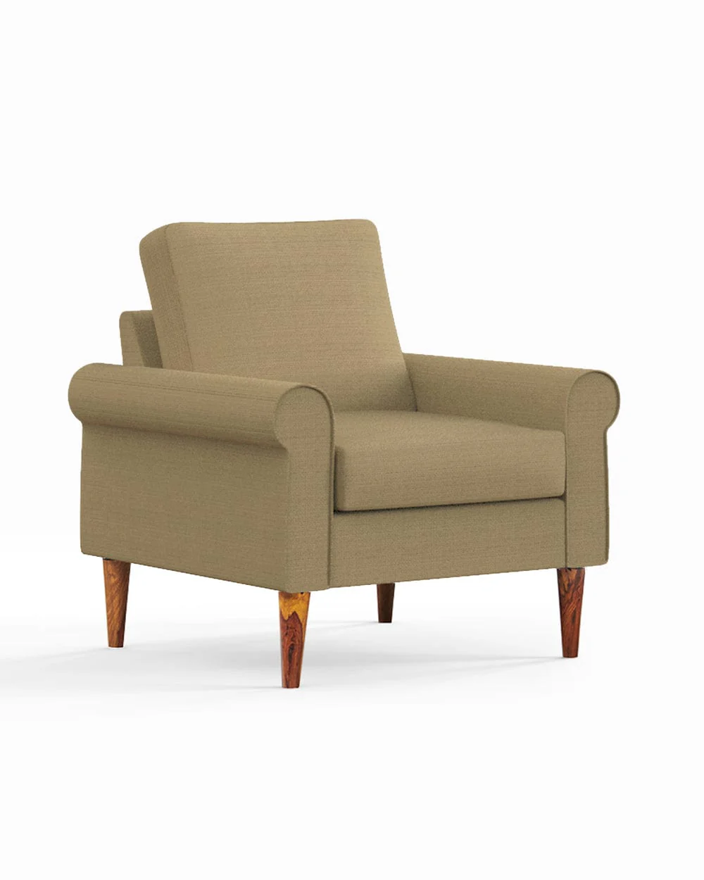Colonial Couch Single Seater Beach Beige Beige - Image 4