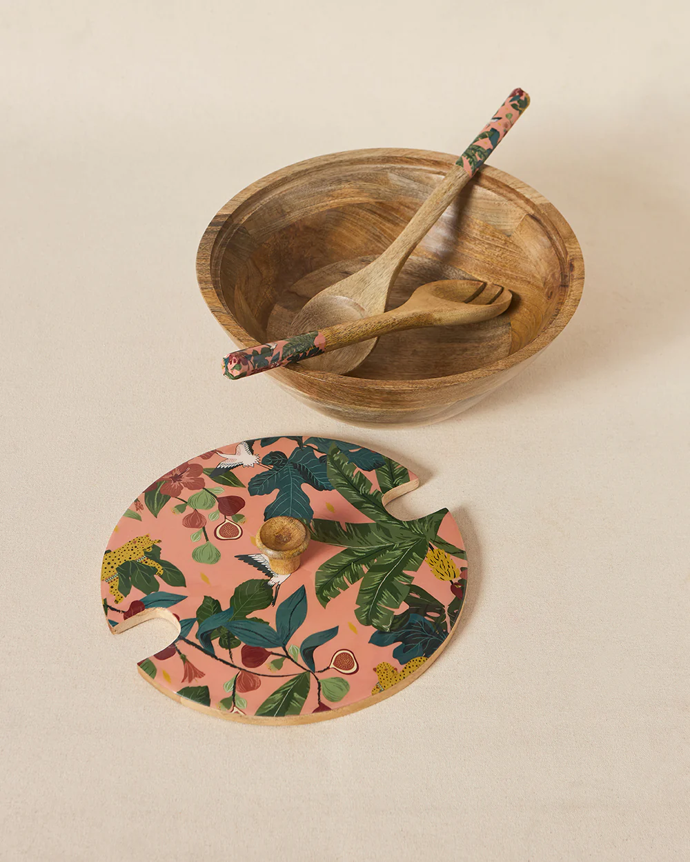 Wild Bloom Salad Bowl & Server Set | Lost In Paradise - Image 3