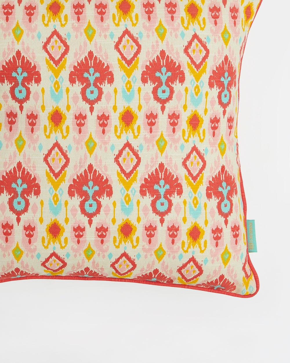 Countryside Ikkat Cushion Cover Set of 3 -16” - Image 7