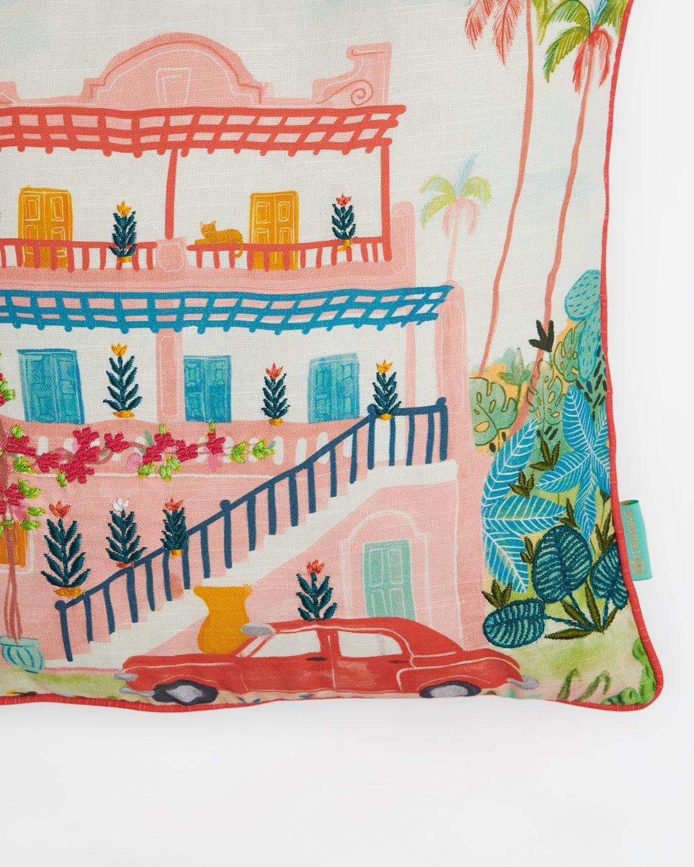 Countryside Ikkat Cushion Cover Set of 3 -16” - Image 8