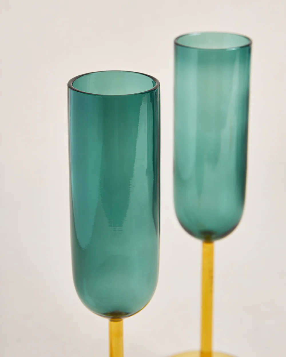 Cove Flute Glass Gift Set - Set of 2 | 270 ml | Summer Serenade - Image 6