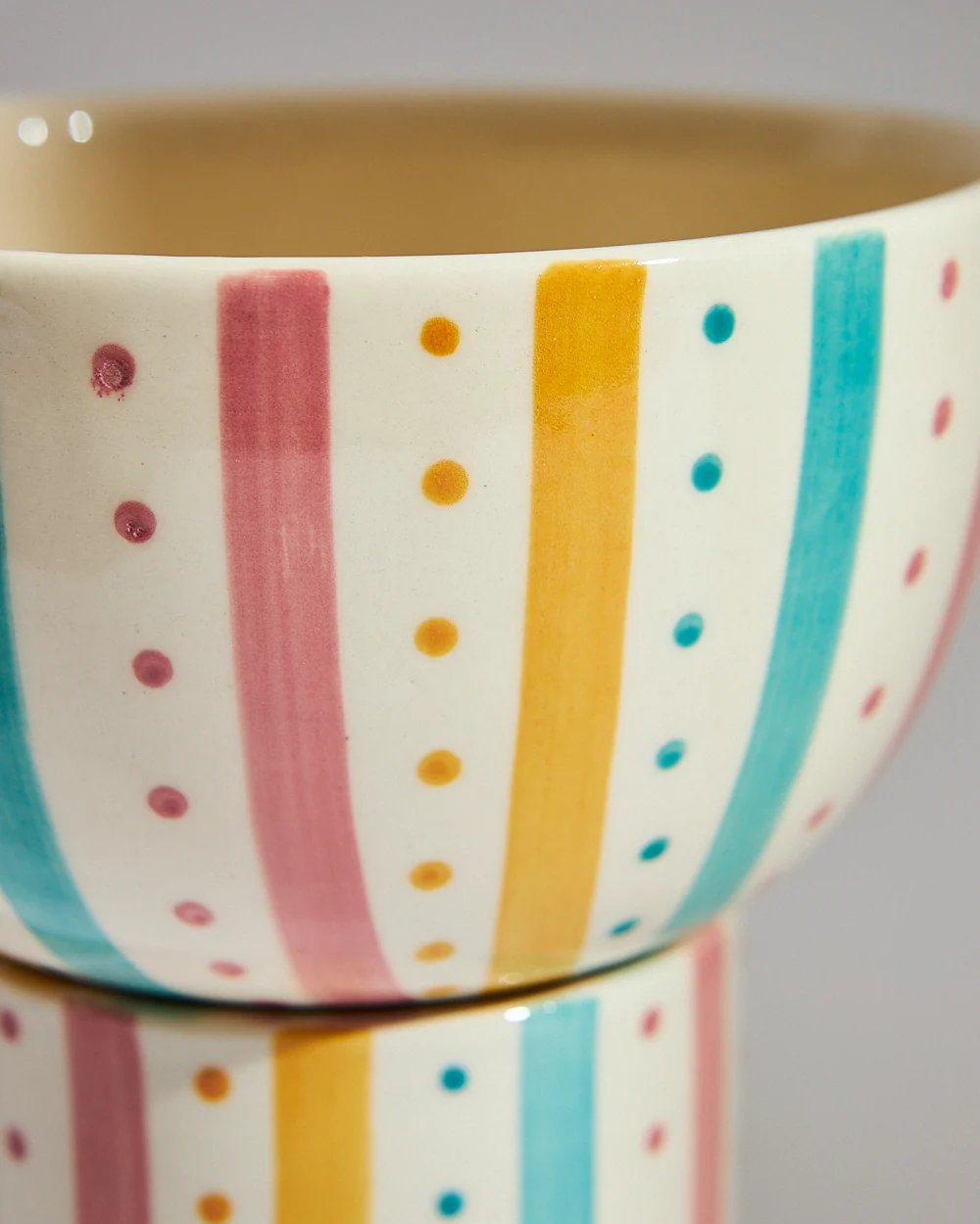 Dot & Stripes Essentials (Large) – 2 piece Planter Set - Image 3