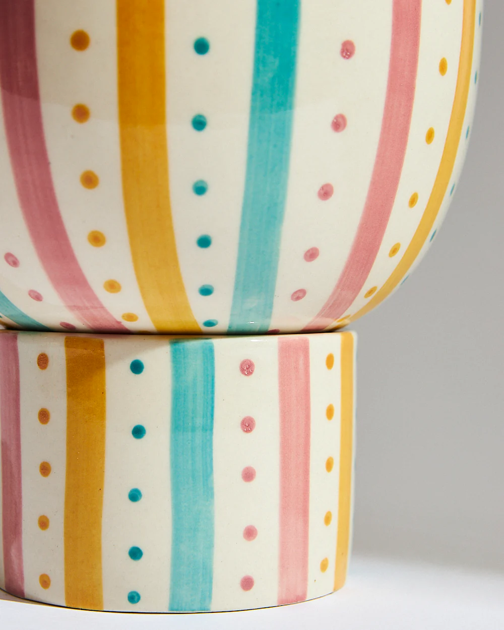 Dot & Stripes Essentials (Large) – 2 piece Planter Set - Image 7
