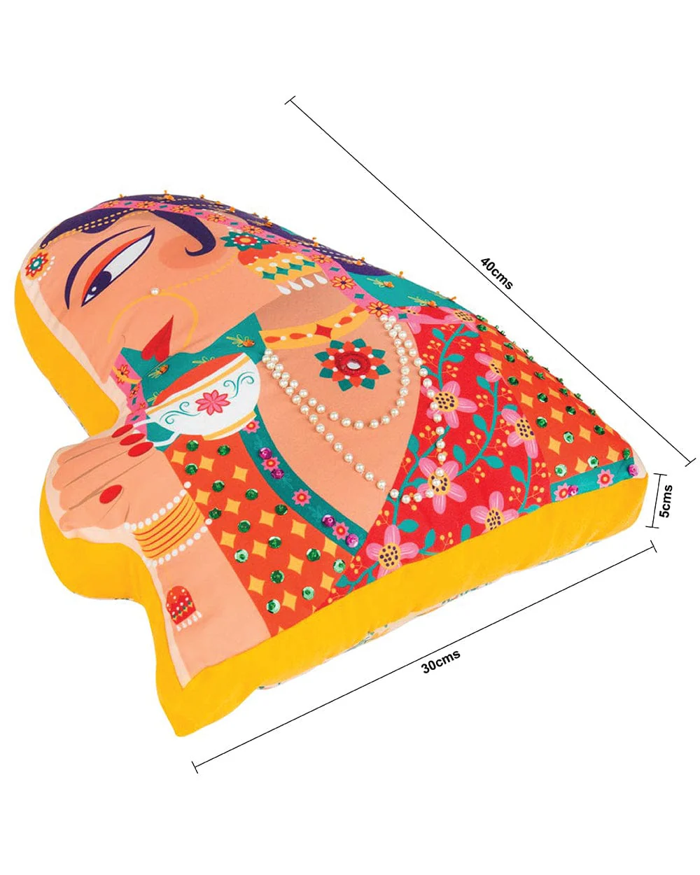 Royal Rani Shape Cushion - Image 5