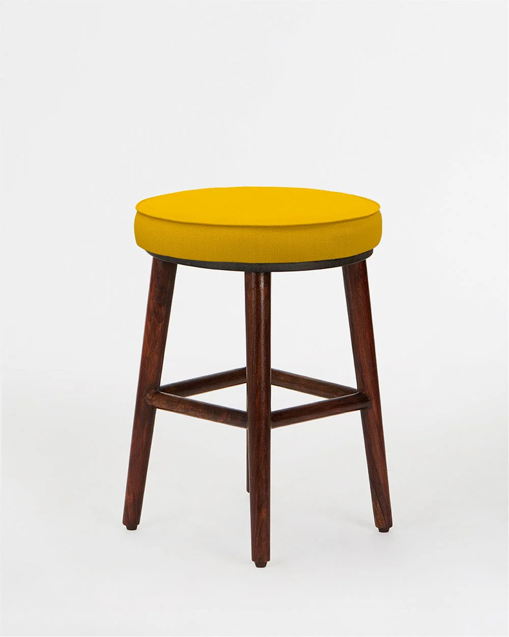 English Cafe Stool - Sahara Mustard - Image 3