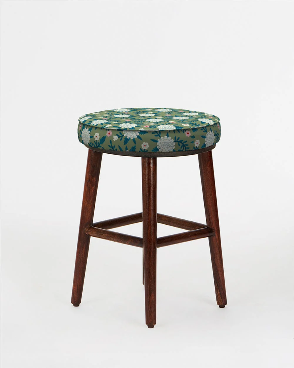 English Cafe Stool - Spring Marigold Green - Image 3