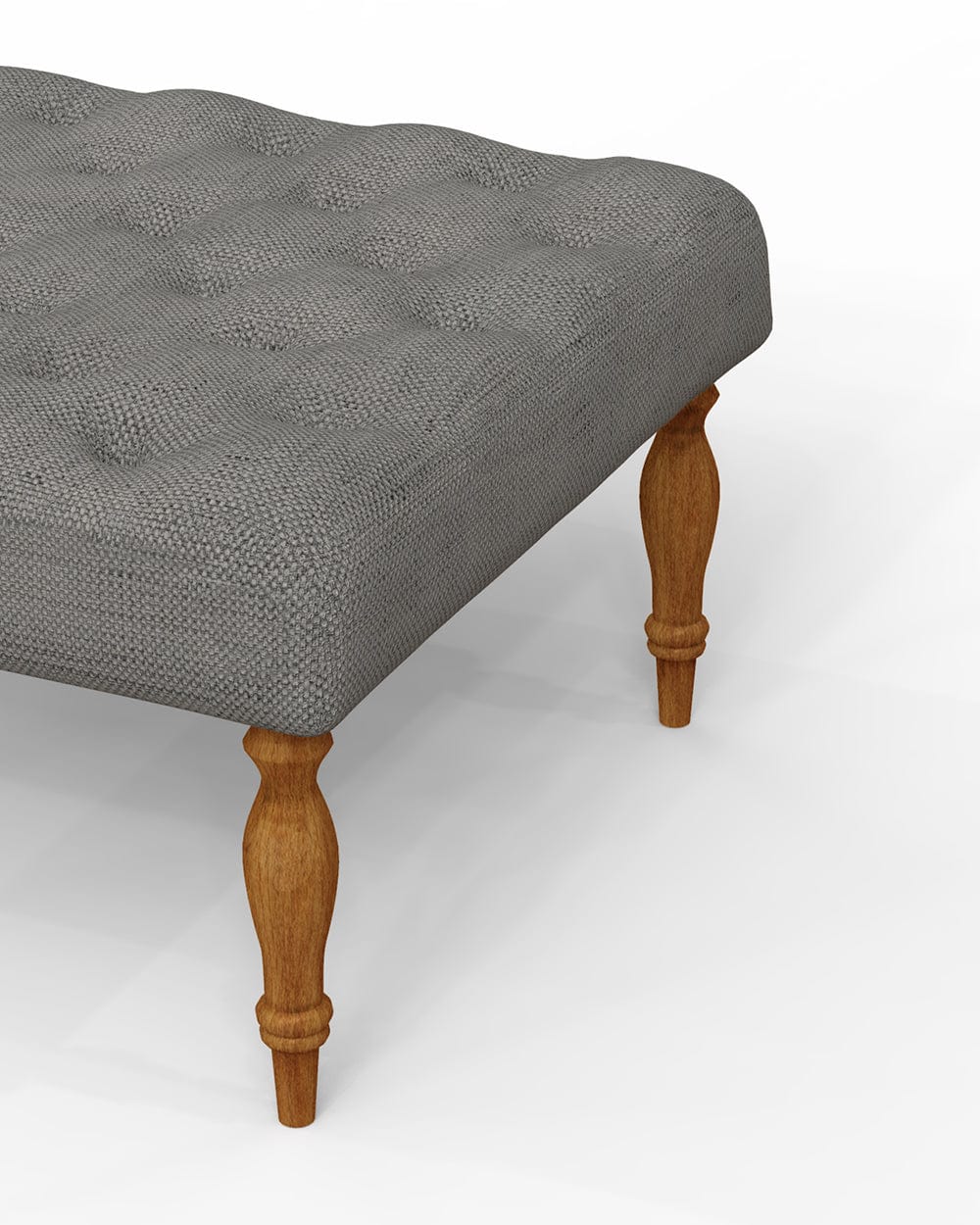 English Ottoman - Bangalore Grey - Image 4