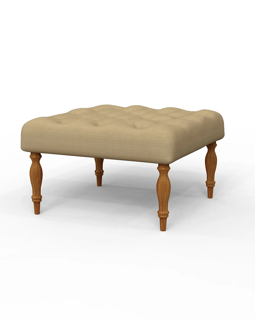 English Ottoman - Beach Beige - Image 3