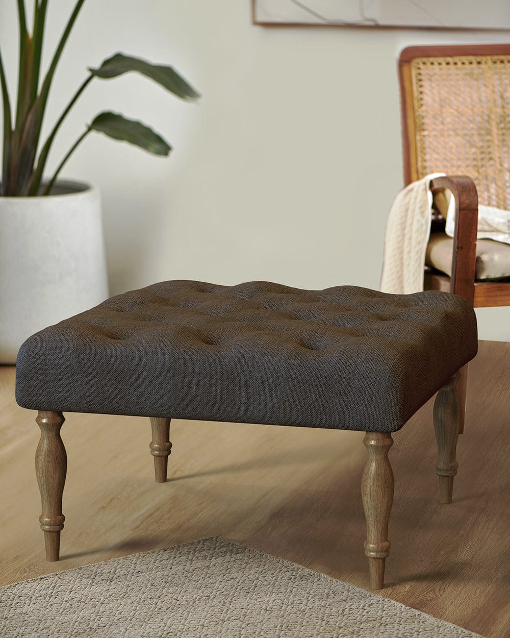 English Ottoman - Brown Coal