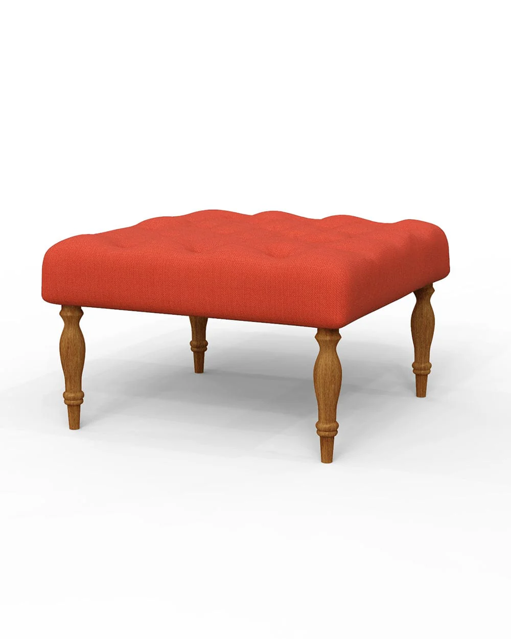 English Ottoman - Carribean Coral - Image 3
