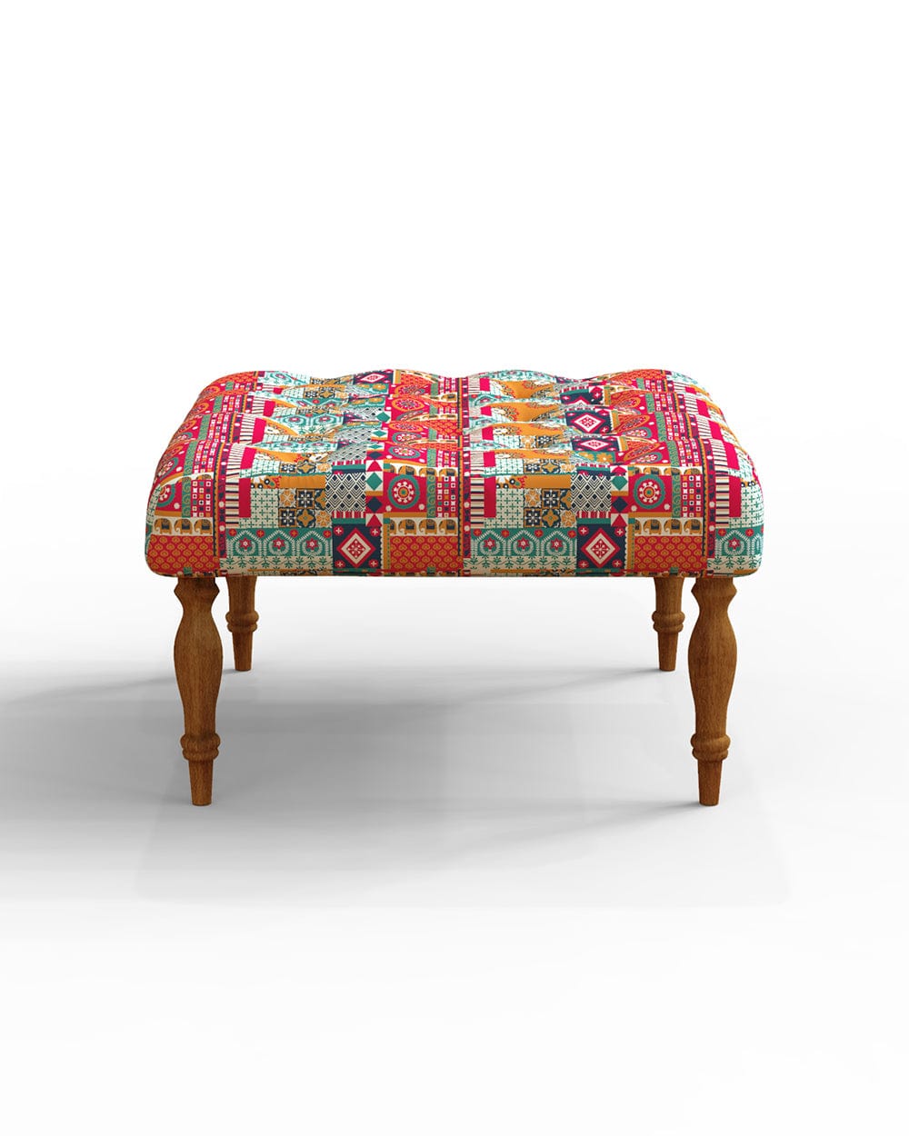 English Ottoman - Floral Swirls - Image 2