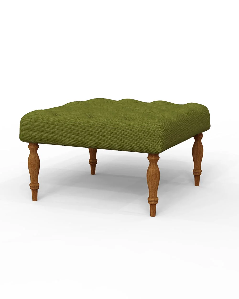 English Ottoman - Savanna Green - Image 3