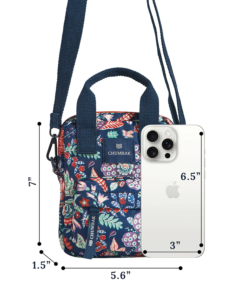 Explorer Sling-cum-Handbag| Batik Bloom - Image 5