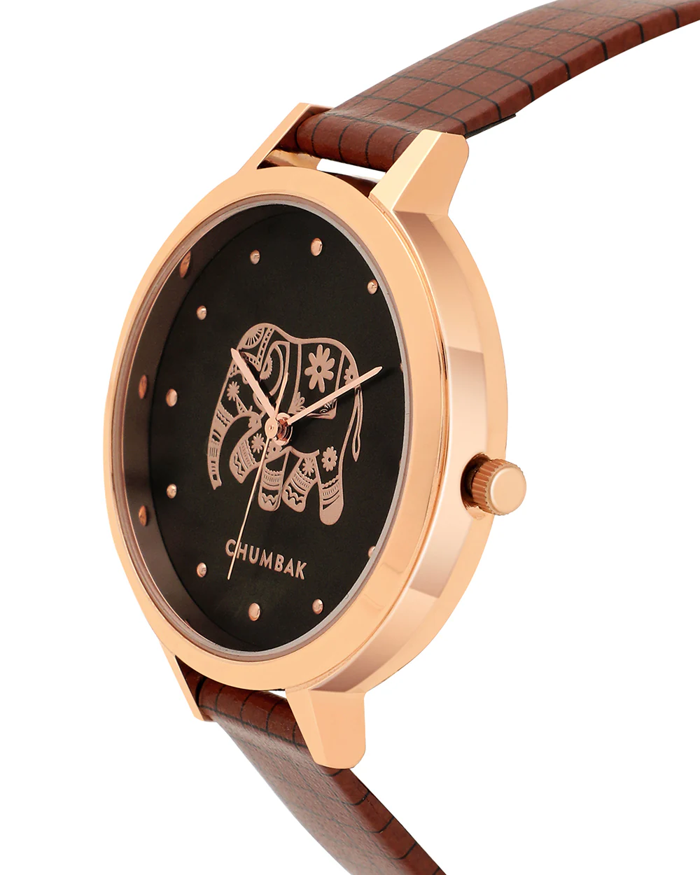 Fantastical Elephant Printed Wrist Watch With Bracelet Set - Image 5