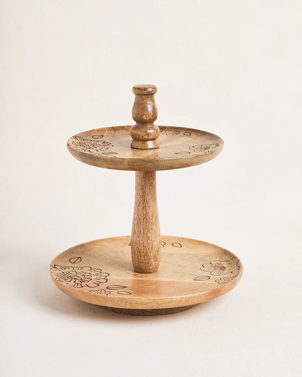 Farmhouse Wooden Serveware Stand| Summer Serenade - Image 2