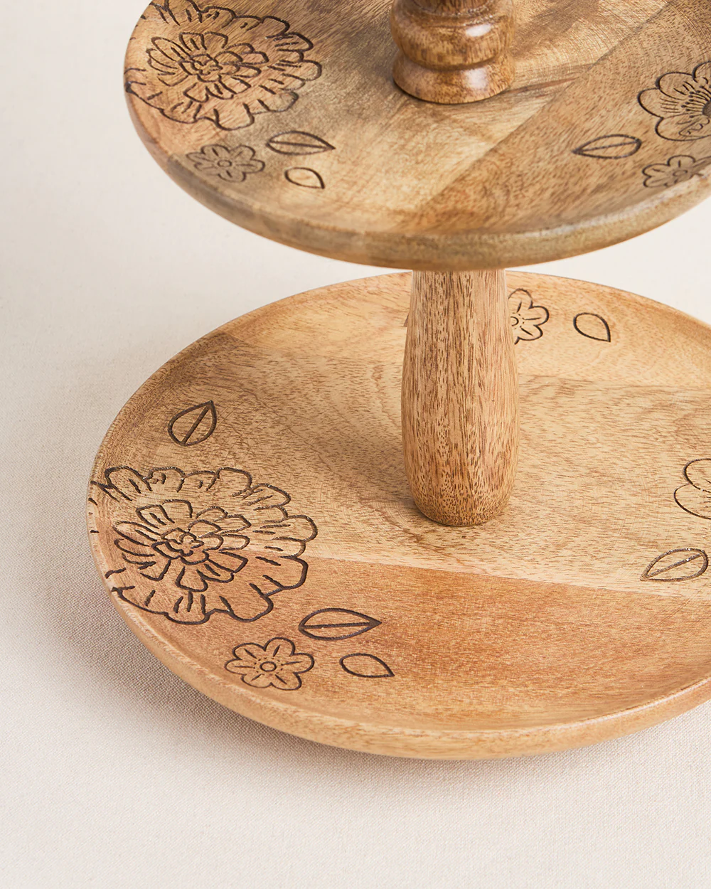 Farmhouse Wooden Serveware Stand| Summer Serenade - Image 3