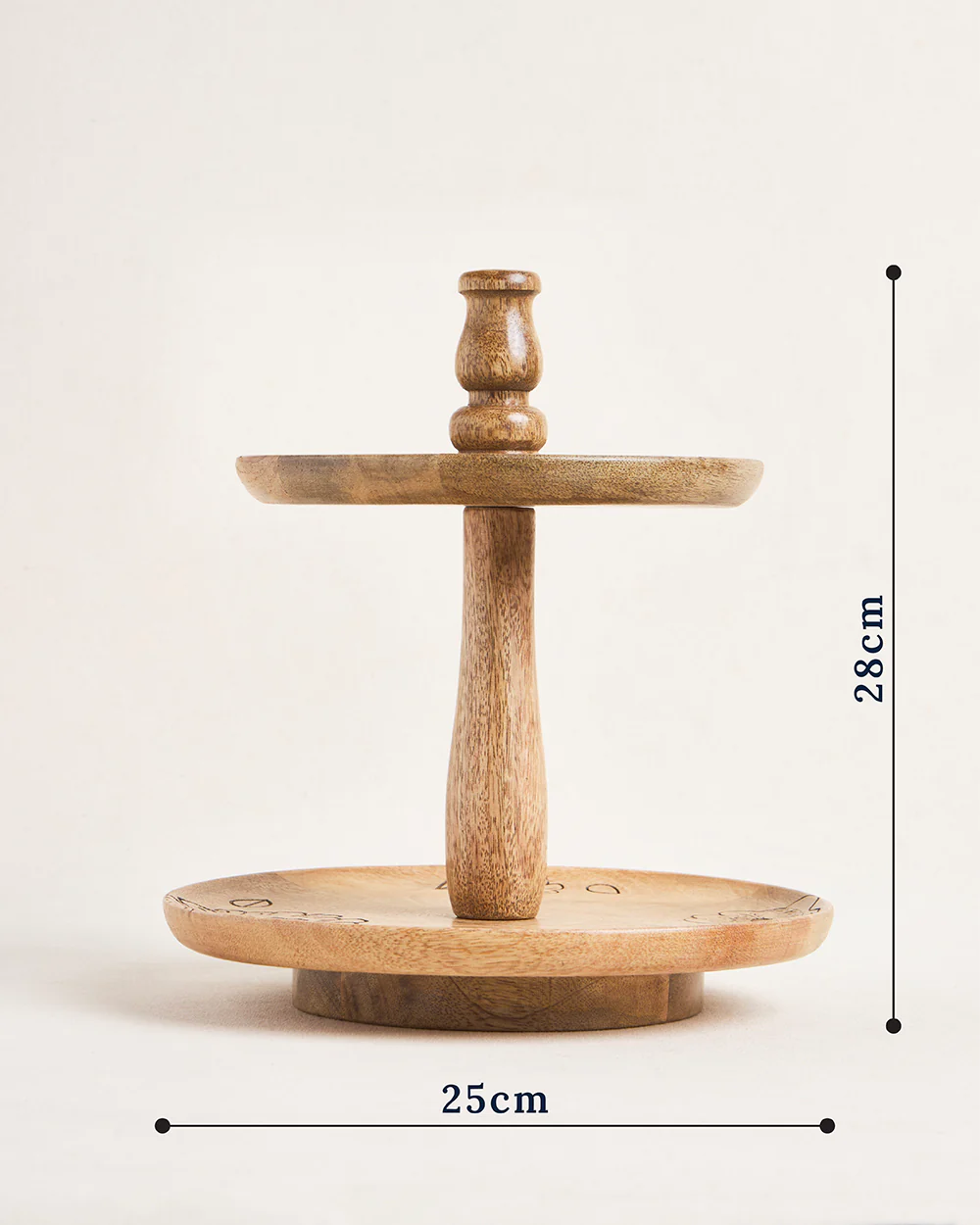 Farmhouse Wooden Serveware Stand| Summer Serenade - Image 4