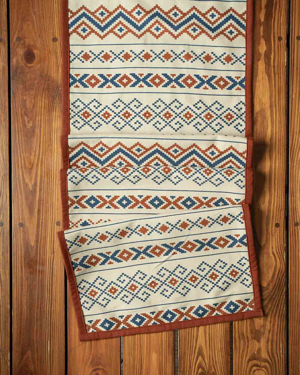 Festive Weave Table Runner, 78″ x 13″ - Image 3