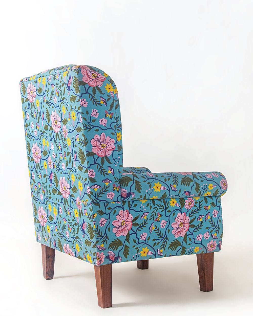 The Begum Wing Chair - Spring Bloom - Image 5