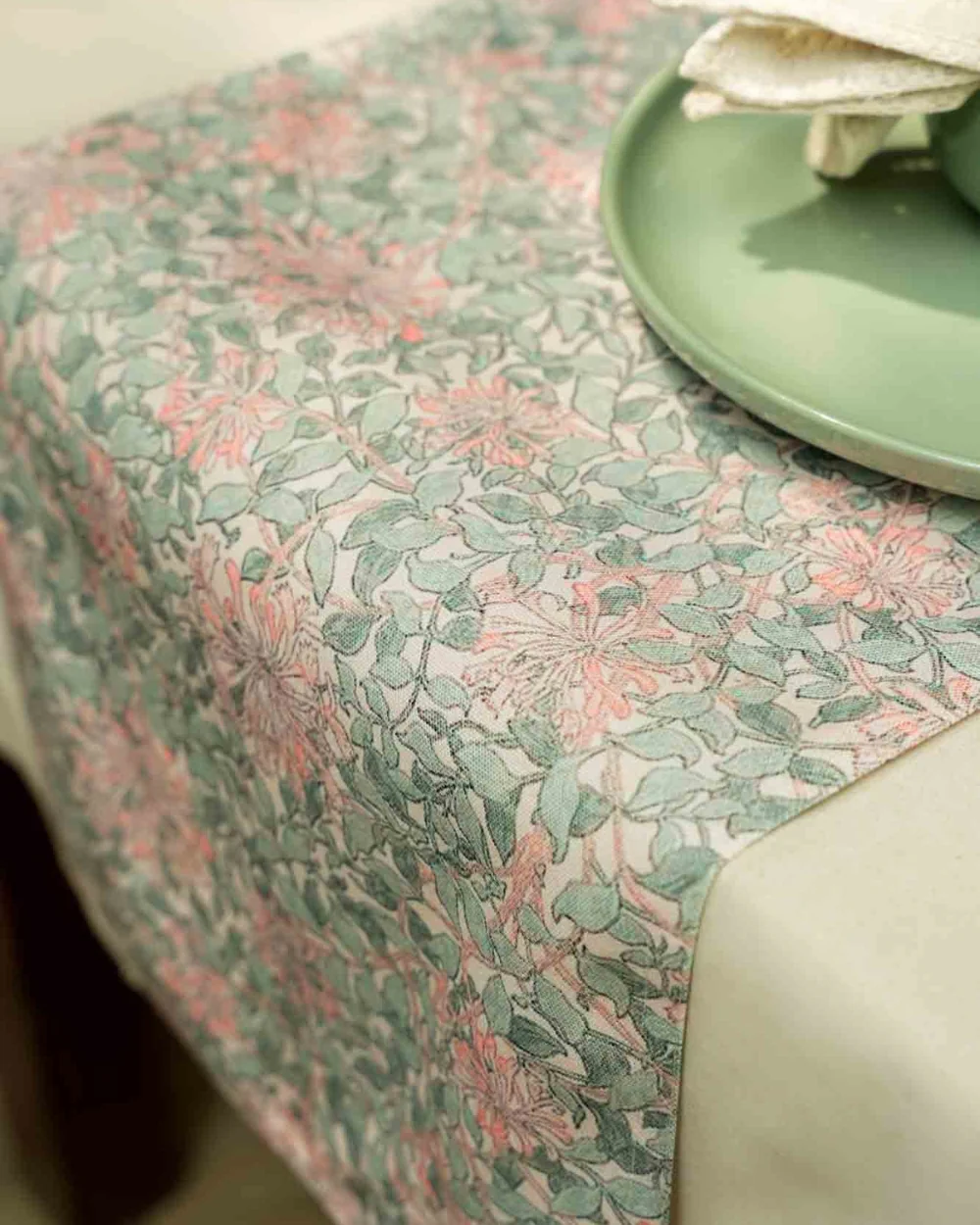 Floral Drama Table Runner, 80" - Image 3
