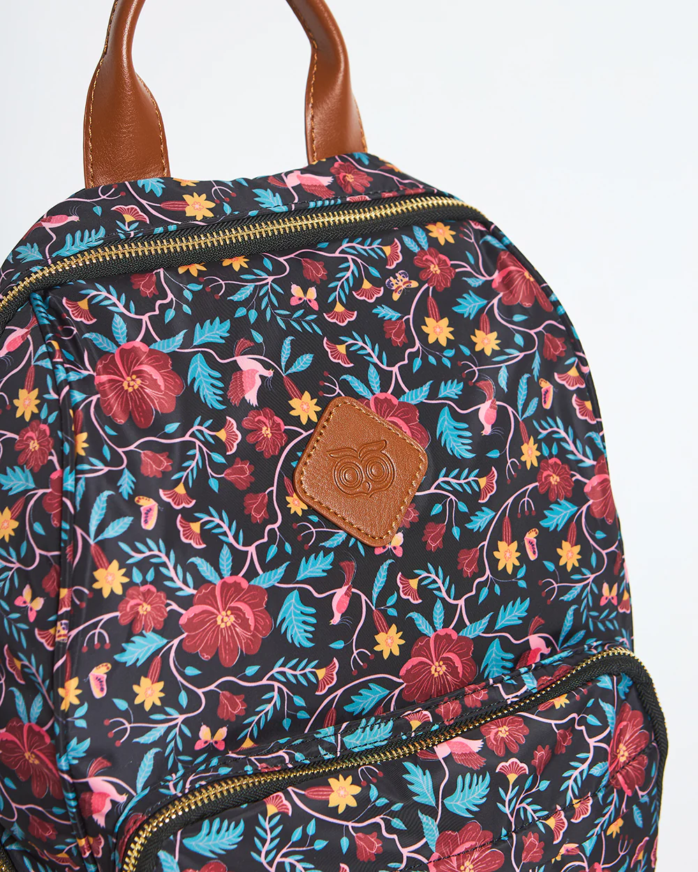 Floral Vines Printed Backpack - Image 4
