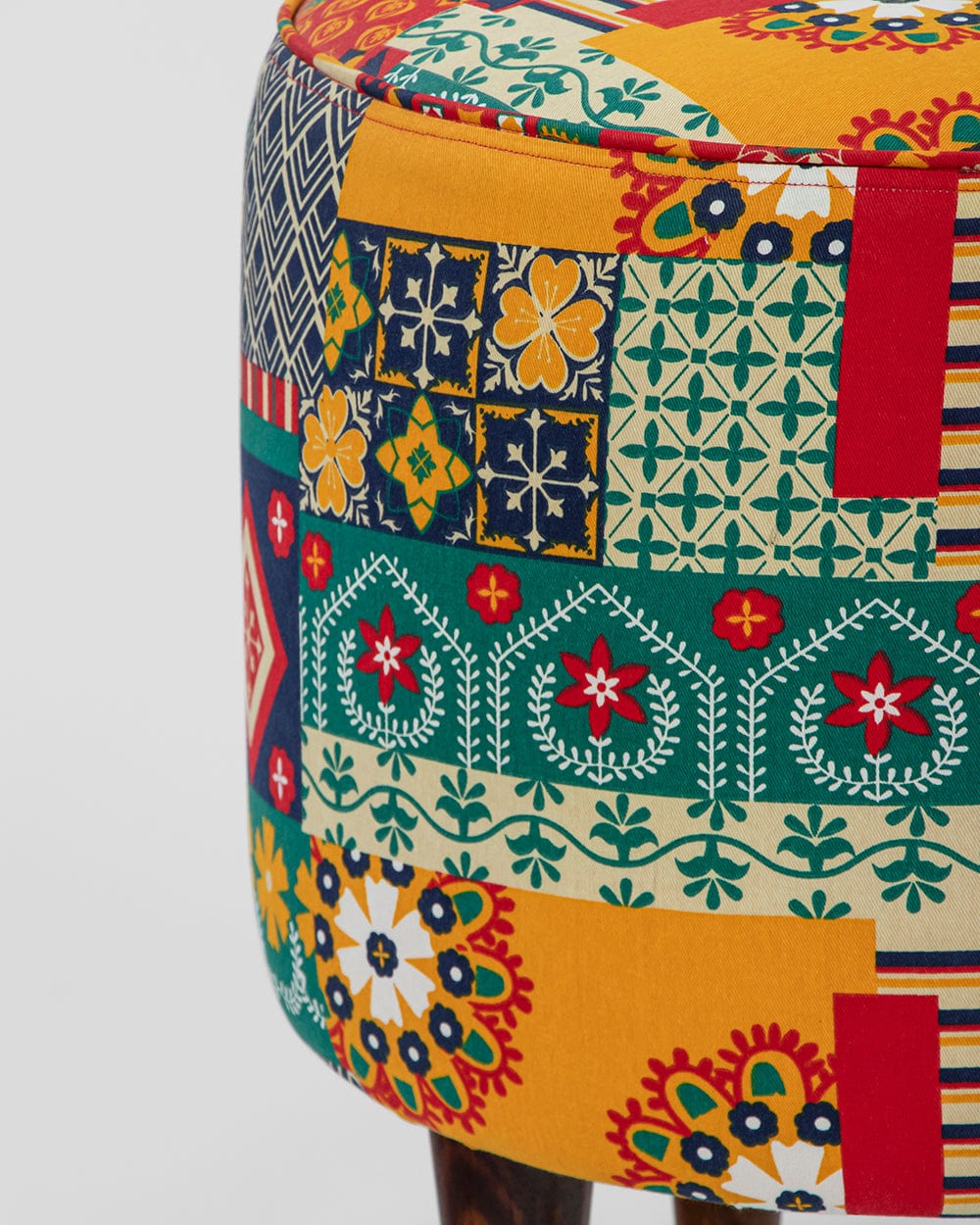 The French Pouffe - Floral Swirls - Image 4