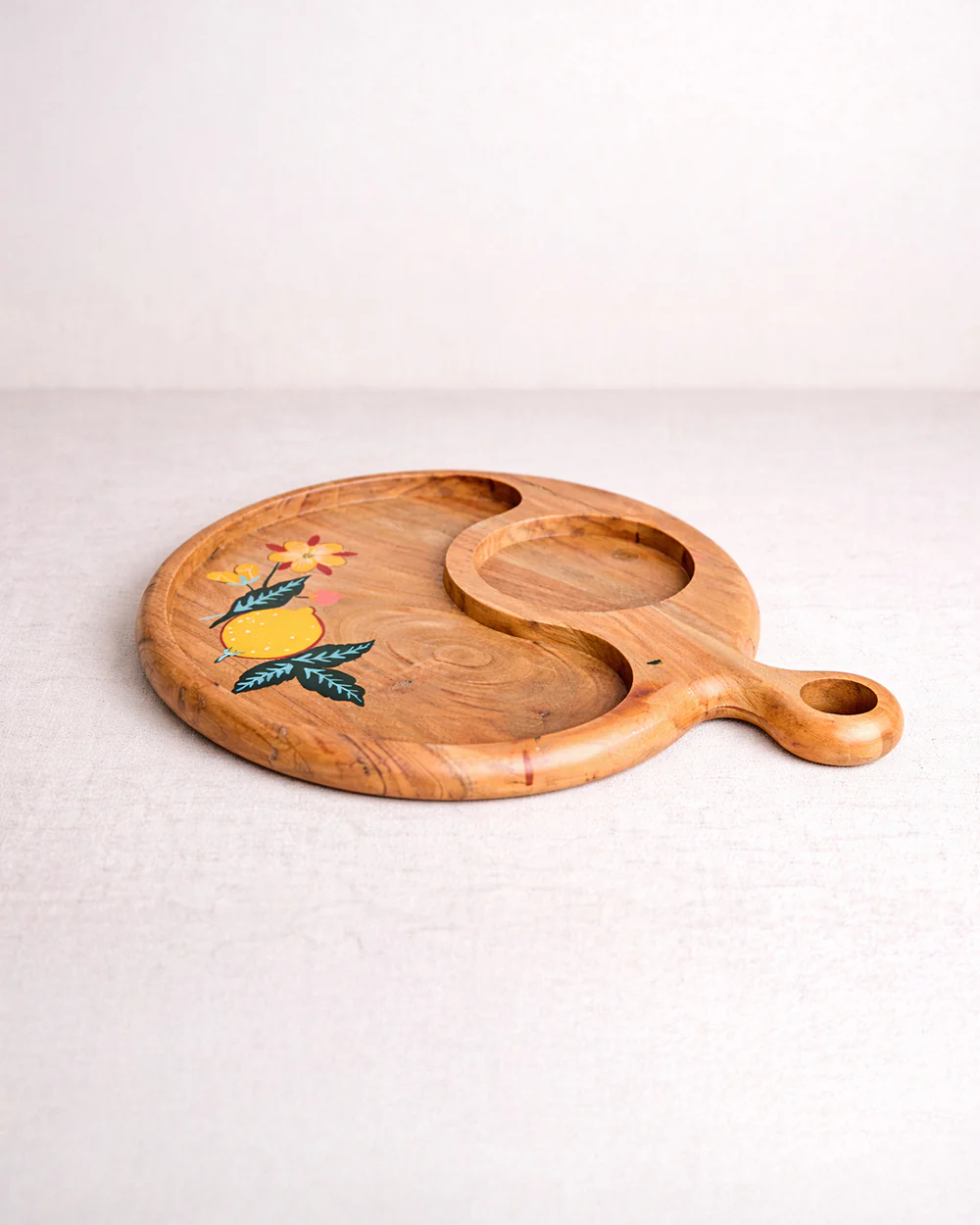 Florentine Charcuterie Wooden Board,11"| Citrus Zest - Image 6