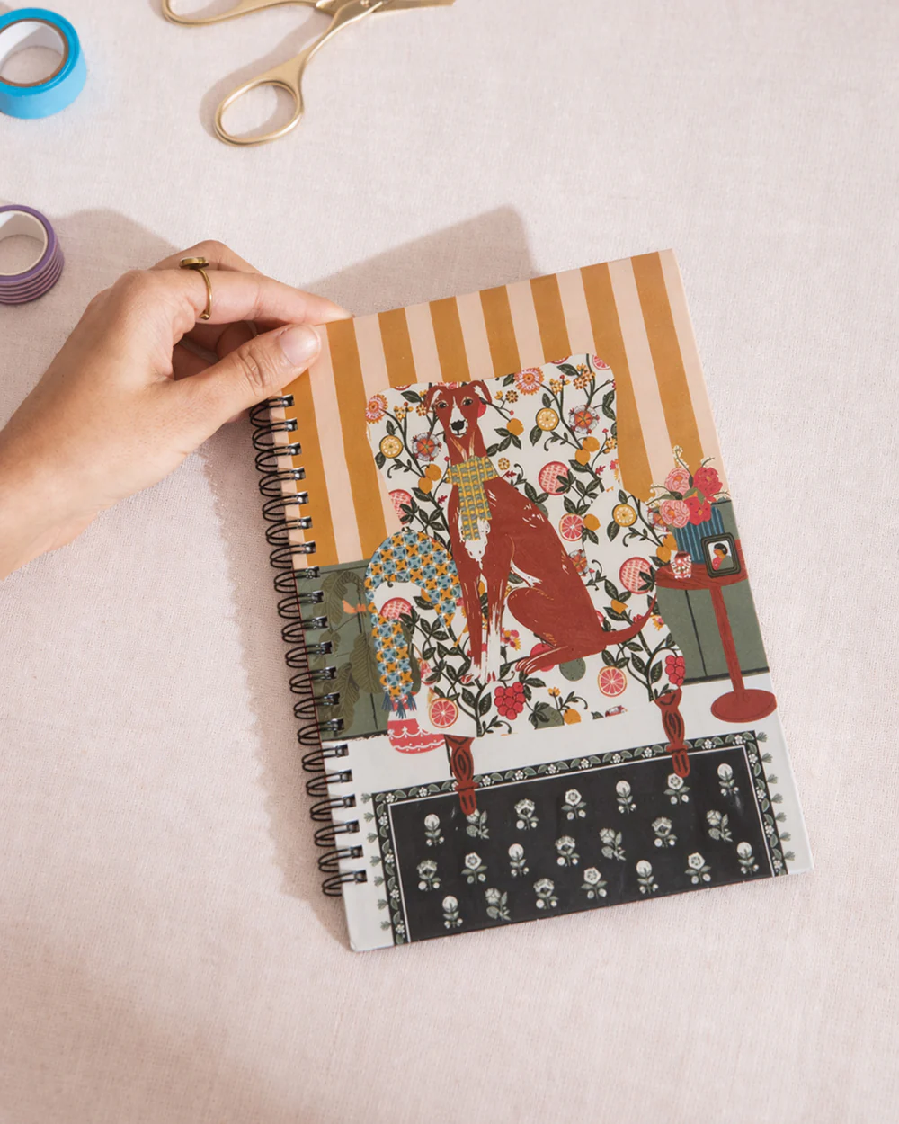 Florentine Hound Notebook | Citrus Zest - Image 4
