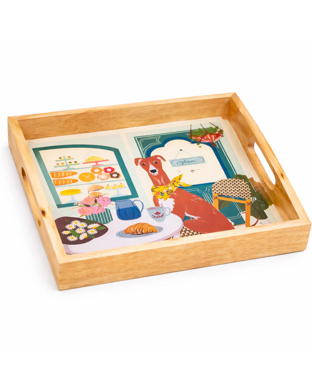 Florentine Hound Wooden Tray | Citrus Zest - Image 3