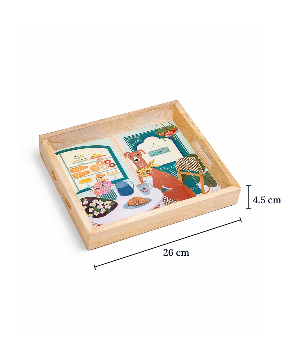 Florentine Hound Wooden Tray | Citrus Zest - Image 5