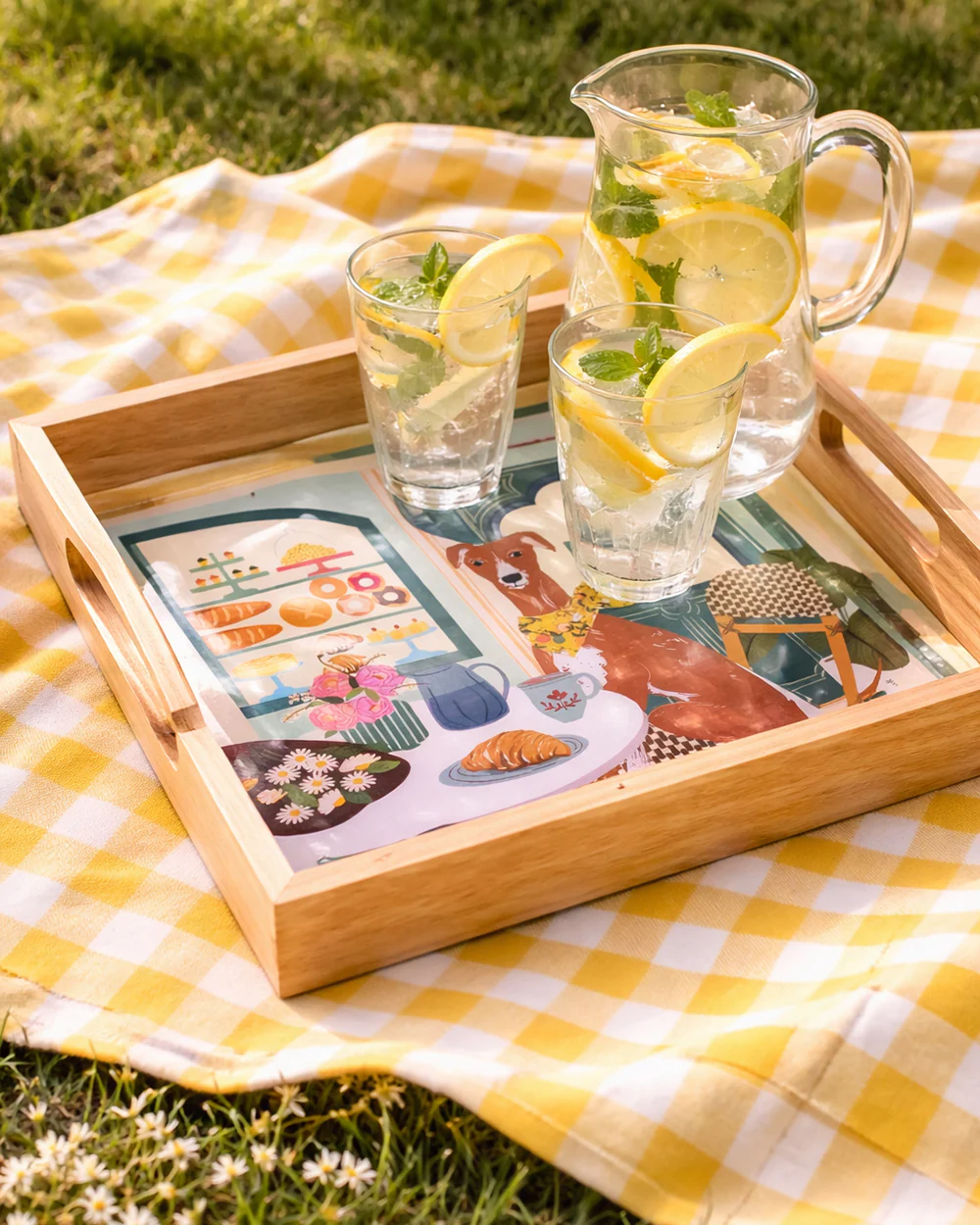 Florentine Hound Wooden Tray | Citrus Zest - Image 6