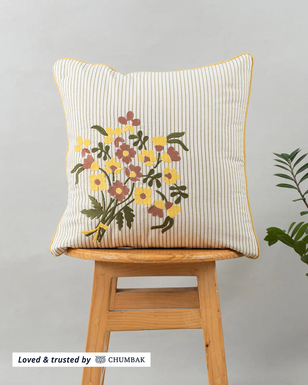 Floret Cushion Cover, 16"