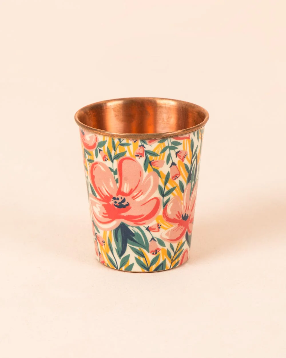 Tropical Lilies Copper Tumbler - Small - Image 2