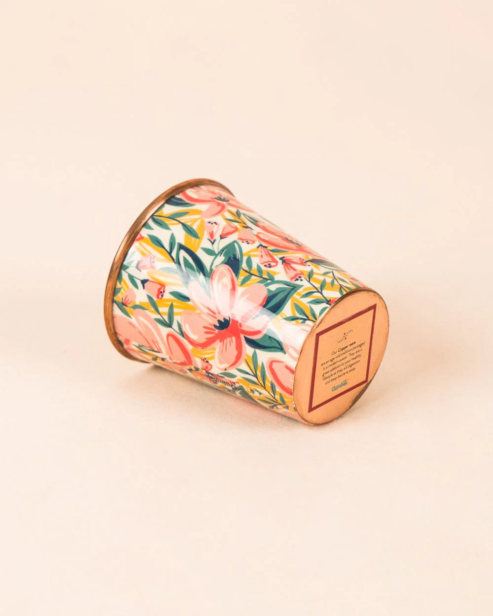 Tropical Lilies Copper Tumbler - Small - Image 4