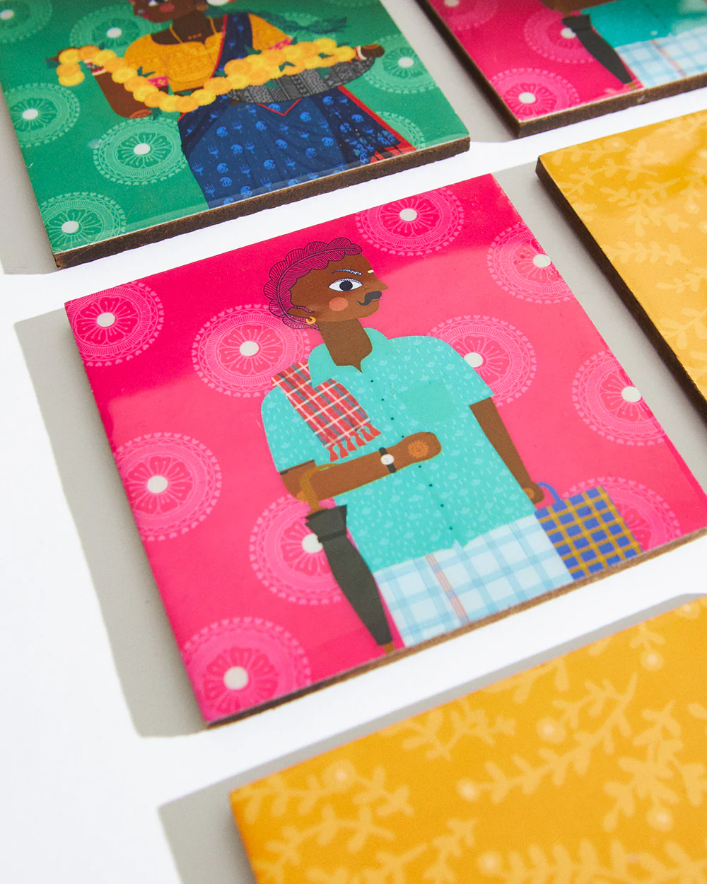 Folk Funk Coaster set - Image 5