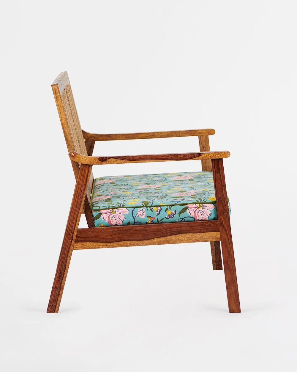 French Rattan Loveseat-2 seater,Spring Bloom - Image 4