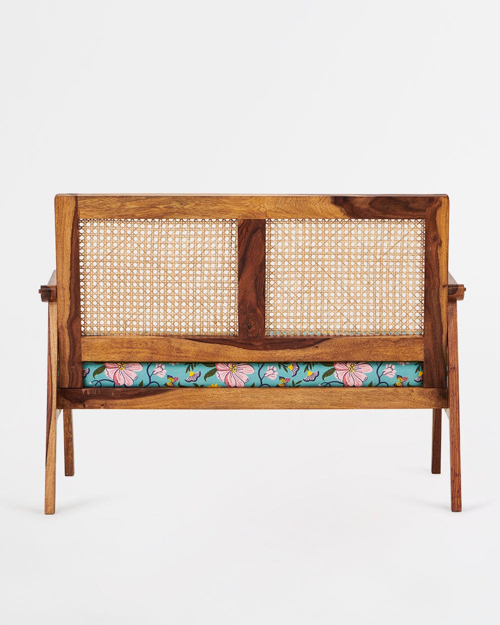 French Rattan Loveseat-2 seater,Spring Bloom - Image 5
