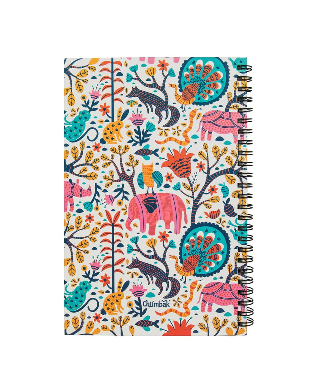 Florid Elephant Spiral Notebook - Image 4