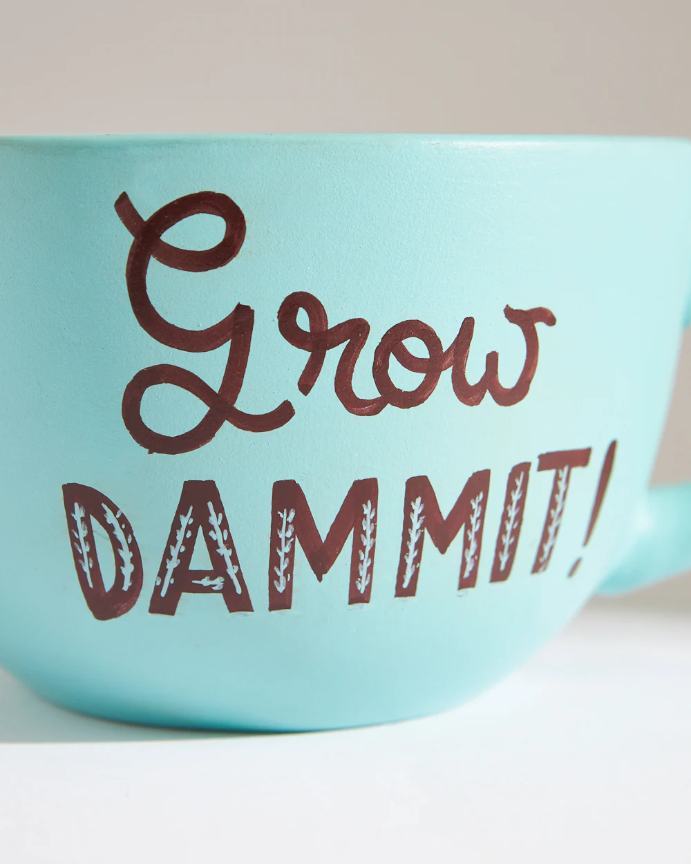 Grow Dammit Planter - Teal - Image 7