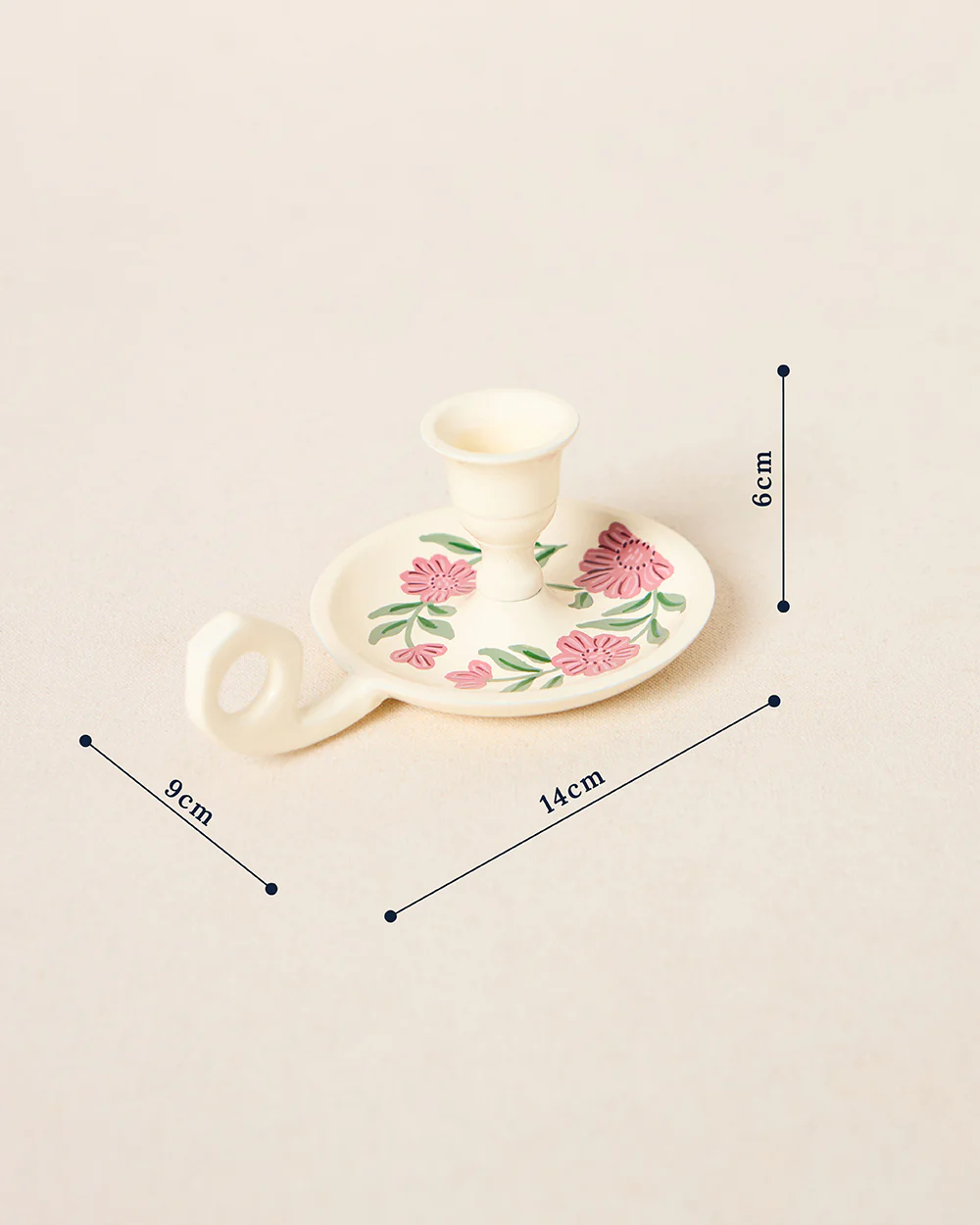 Wildflower Candle Stand, Hand-painted | Lost in Paradise - Image 5