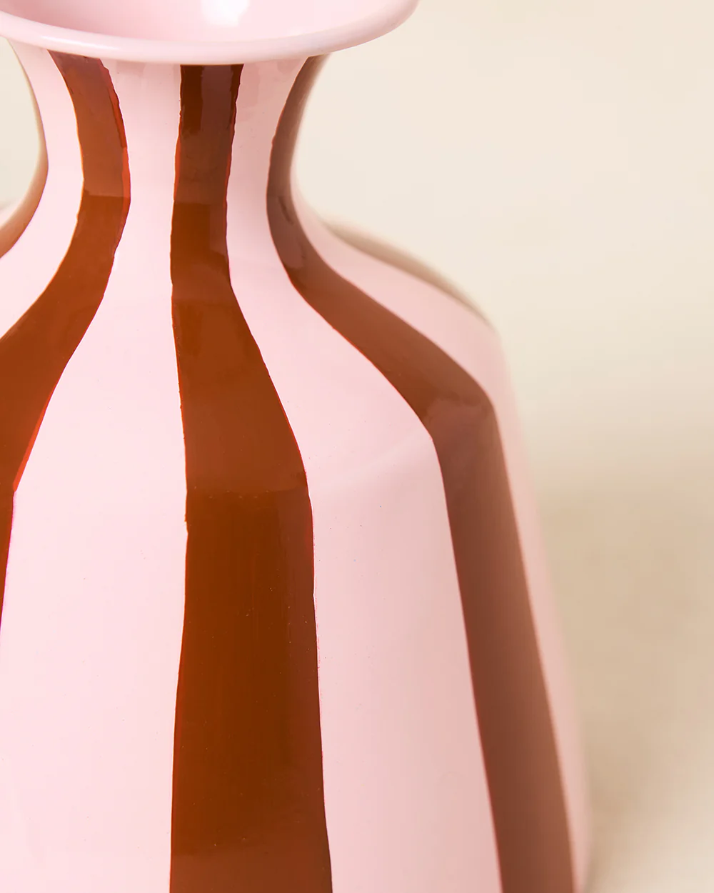 Paradise Stripes Vase, Hand-painted | Lost in Paradise - Image 7