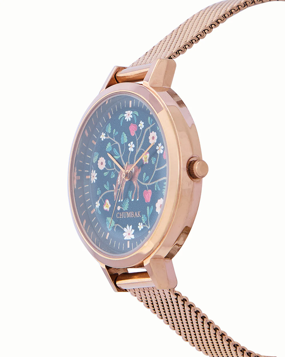 Hangul Mesh Strap Watch with Bracelet Set | Kashmir Trails - Image 3