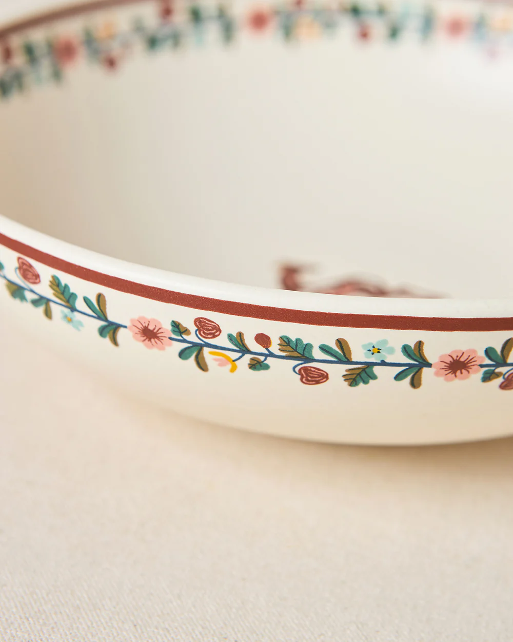 Hangul Pasta Bowl, 8" dia | Kashmir Trails - Image 3