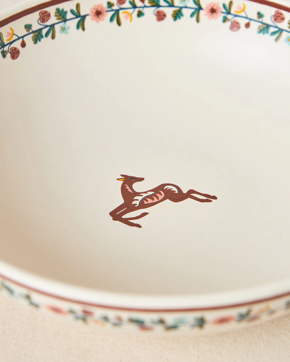 Hangul Pasta Bowl, 8" dia | Kashmir Trails - Image 4
