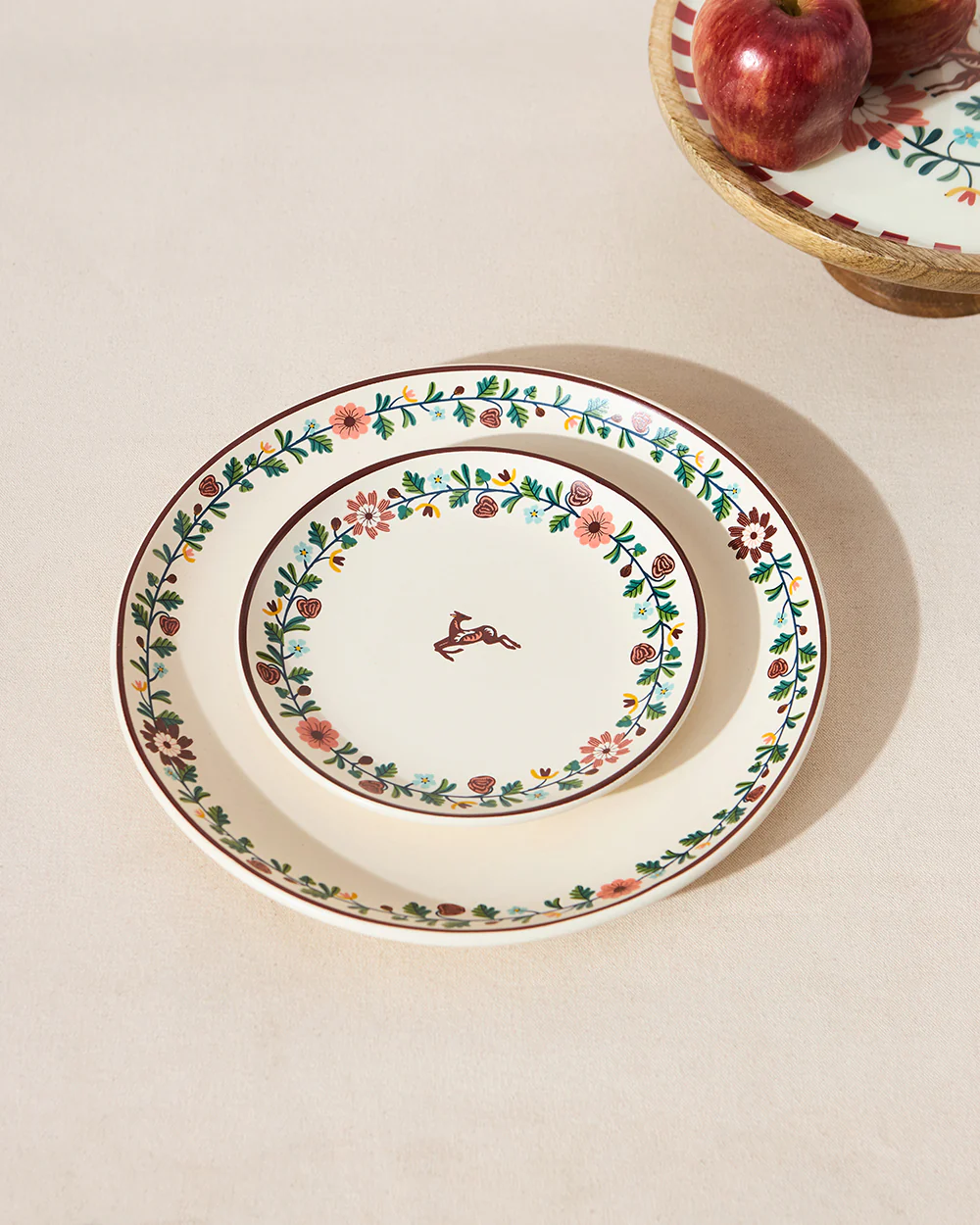 Hangul Quarter Plate, 8" dia | Kashmir Trails - Image 2