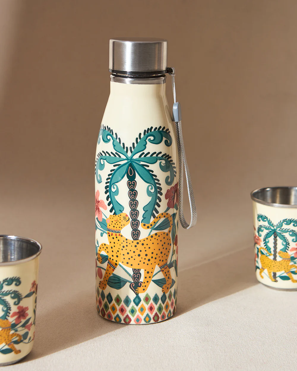 Wild Bloom Steel Bottle, 700ml | Lost in Paradise